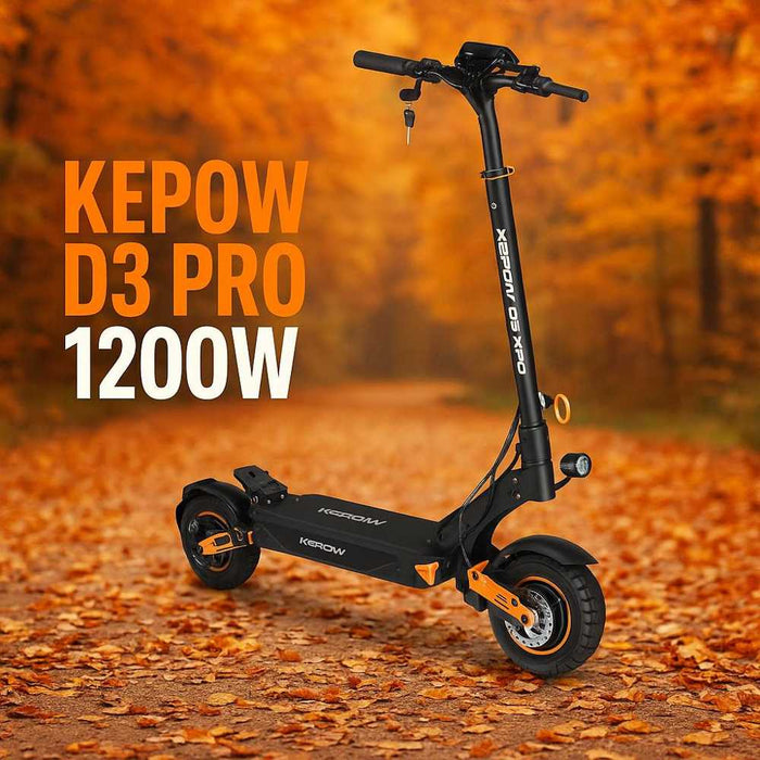 Kepow D3 Pro 1200W – Är detta den bästa elscootern 2025?