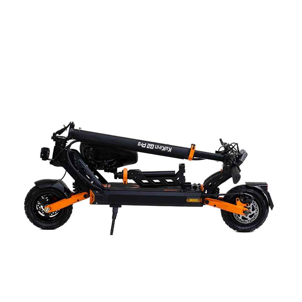 Hopfälld KuKirin G2 Pro elsparkcykel för enkel transport