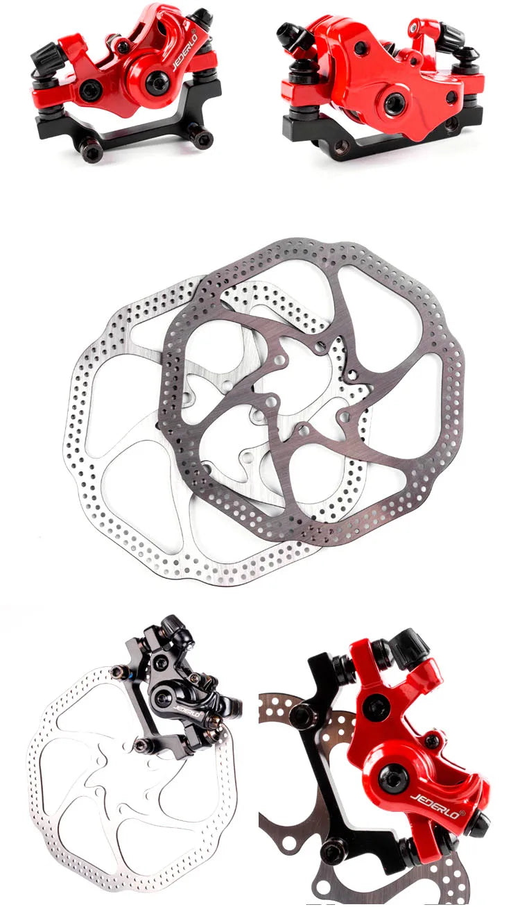 Produktinformation om Aluminiumokenhet för mekanisk cykelbroms, F160/R140 eller F180/R160