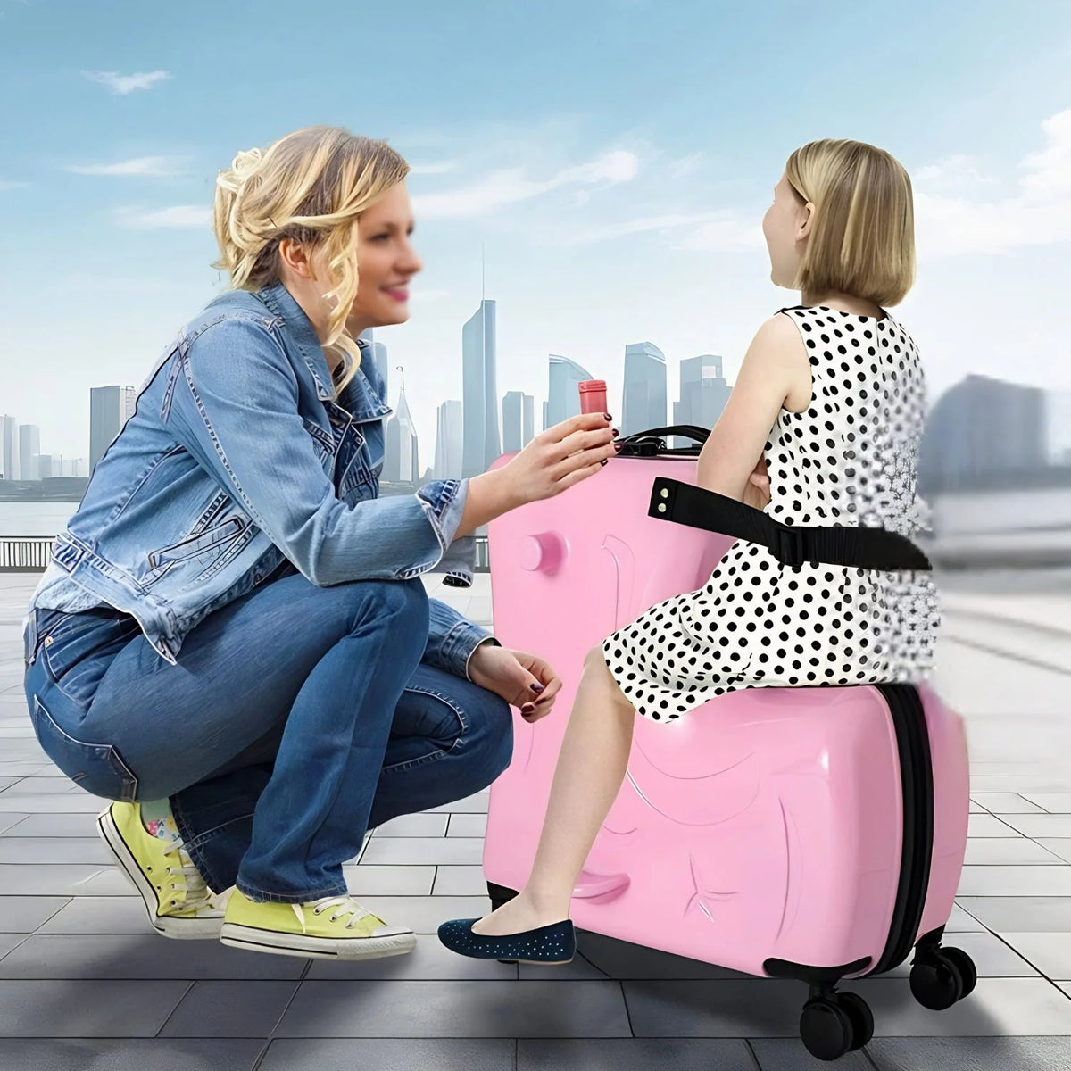 Åkbar resväska för barn – Mini Travel Edition