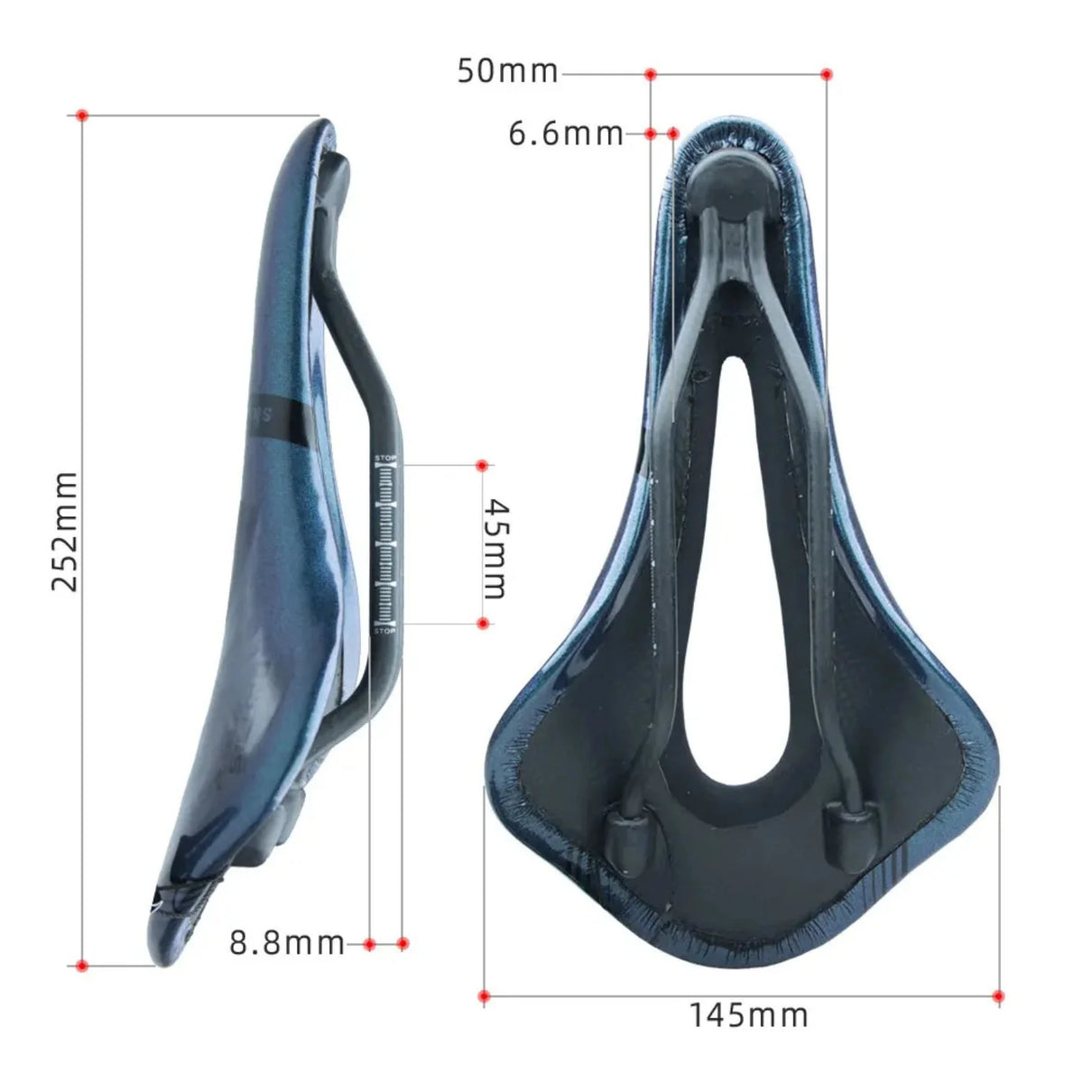 Sadel elcykel - Carbon Fiber Edition