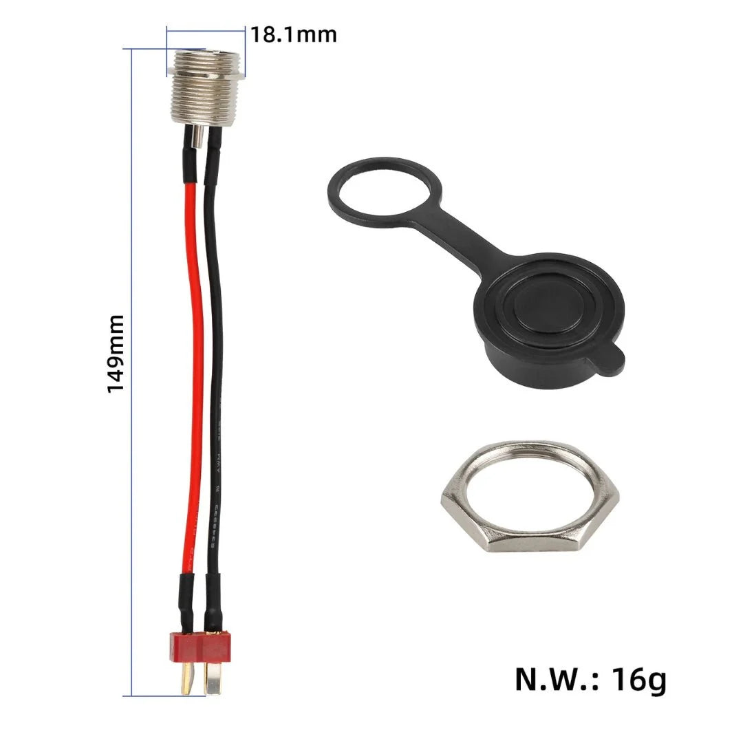 Laddningsport iScooter iX3/iX7