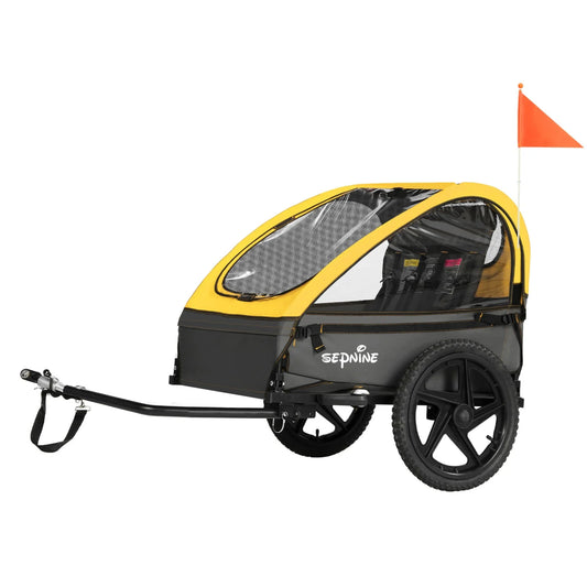 Smart barnvagn cykel