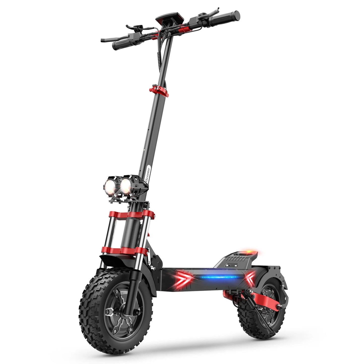 iScooter iX8 elsparkcykel – robust design med stora terrängdäck, stark motor och hopfällbar konstruktion för enkel transport