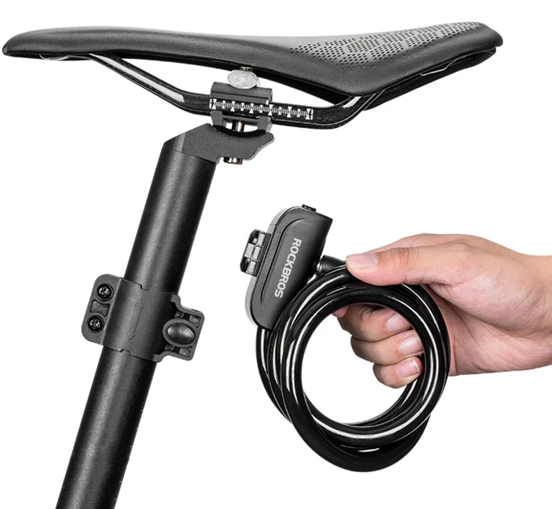 Produktinformation om Låsvajer för flexibel förankring av cykel och utrustning