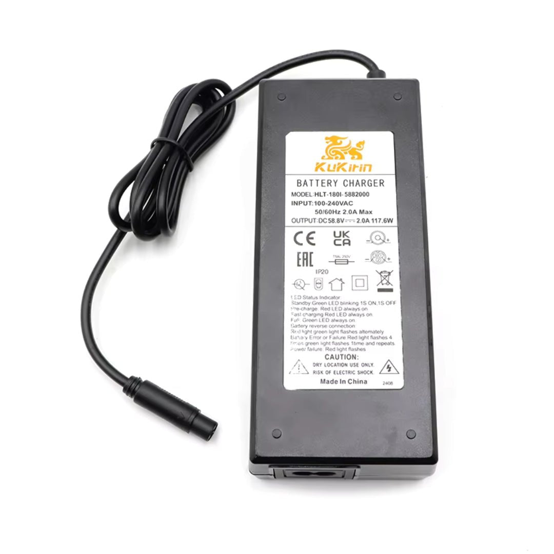 Original laddare KuKirin G2 Master/G2 Pro – Reservdel EcoDrift