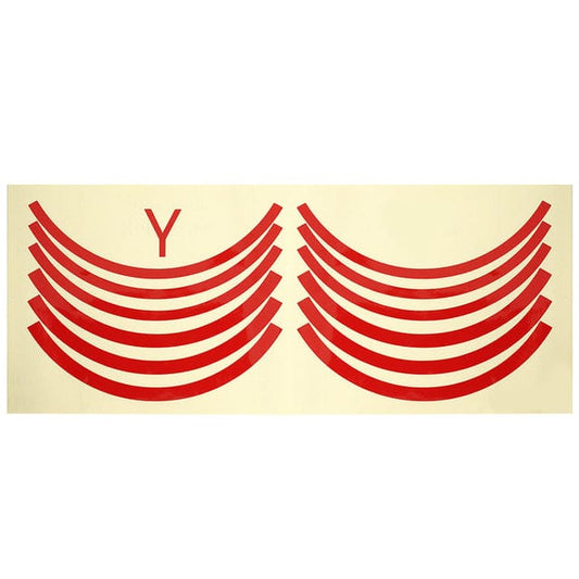 Reflektiv säkerhetsdekal hjul – Tillbehör EcoDrift