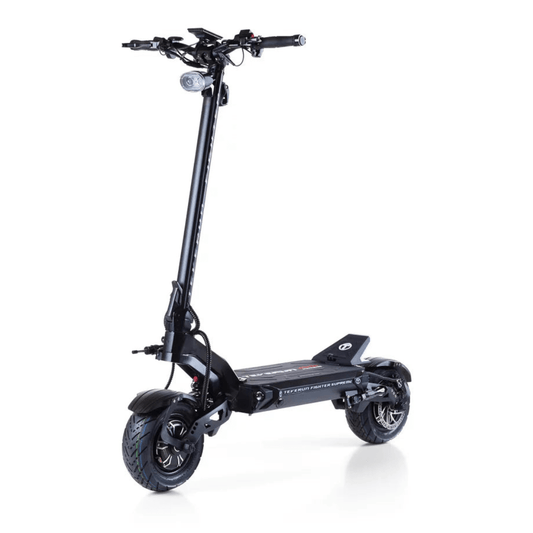 Teverun Fighter Supreme elsparkcykel med 5000W motor och 100 km/h toppfart – kraftfull el-scooter för pendling och äventyr