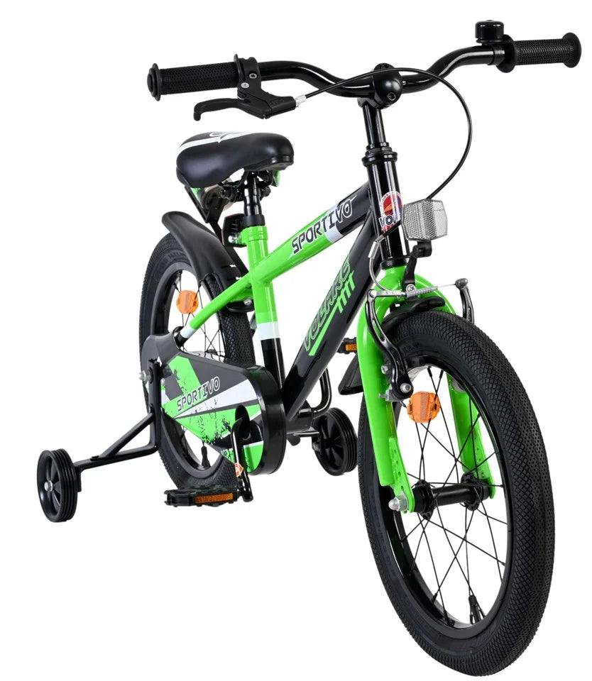Volare – Barnesykkel 16" – Sportivo Grønn