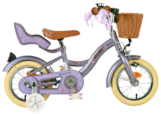 Volare - Children's Bicycle 12" - Blossom Purple (51294) från Ecodrift