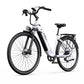  OneSport OT05 Pro elcykel i svart med tydlig LCD-display och stora däck