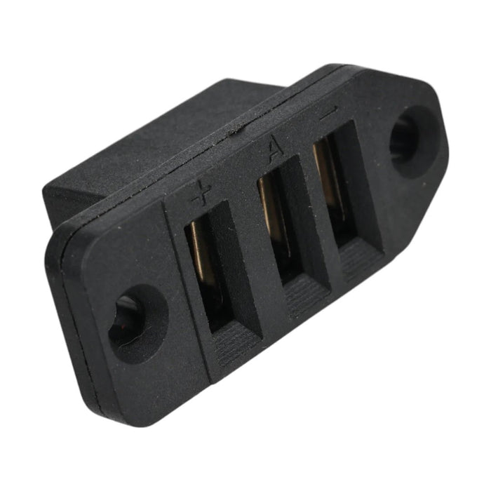 3-pins hane batterikontakt – kompatibel med HX elscooter X7/X8