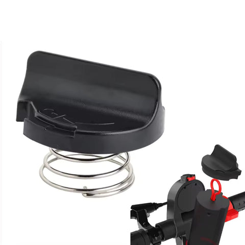 Batterilock till HX X7 elscooter med inbyggd fjäder – originaldel från Ecodrift
