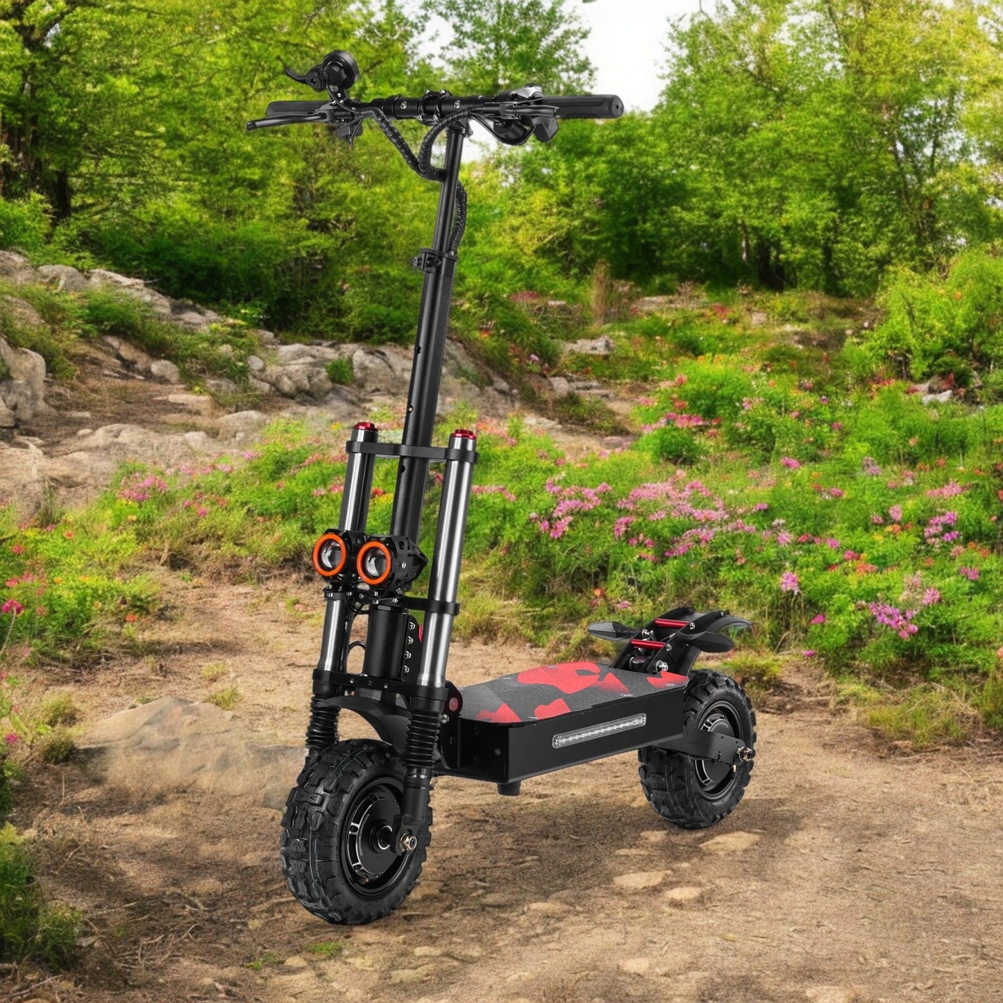 BOYUEDA S3-11 Elsparkcykel – 6000W Dubbelmotorer, 85 km/h & 120 km Räckvidd