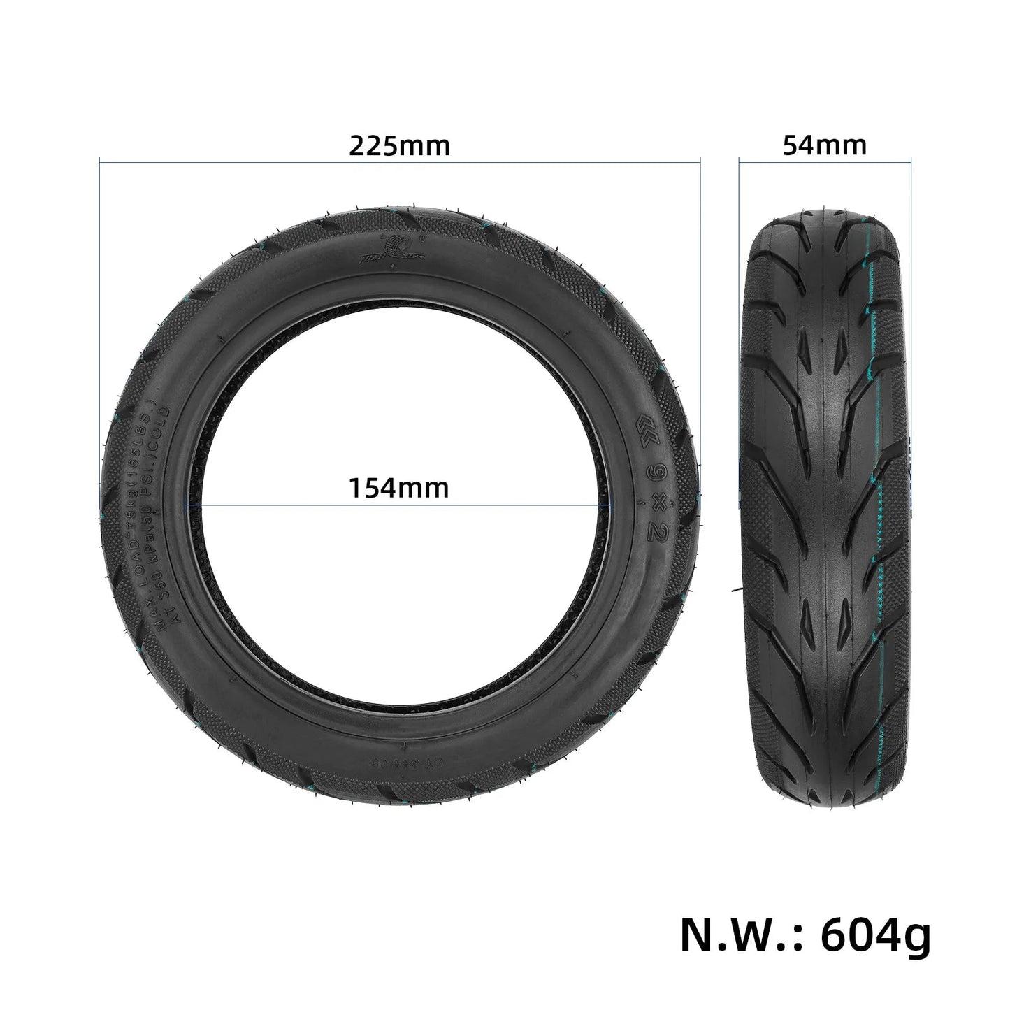 Däck 9,2" Luft Xiaomi - Anti punkteringsgel