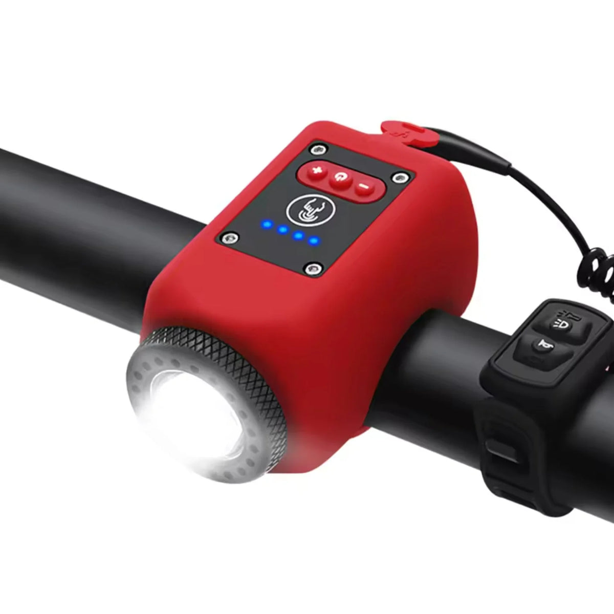 2-i-1 Elektrisk signalhorn & framlampa