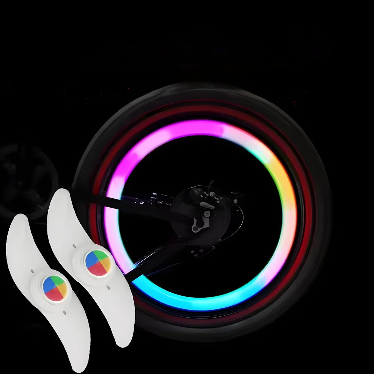 Smart LED-lampa cykelhjul