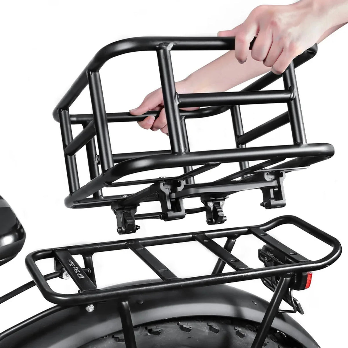 Bakre korg till elcykel