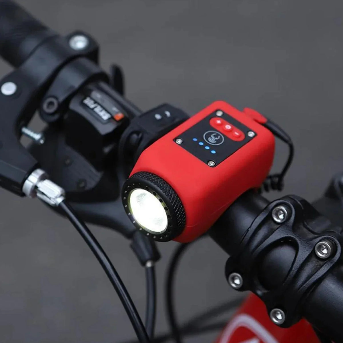 2-i-1 Elektrisk signalhorn & framlampa