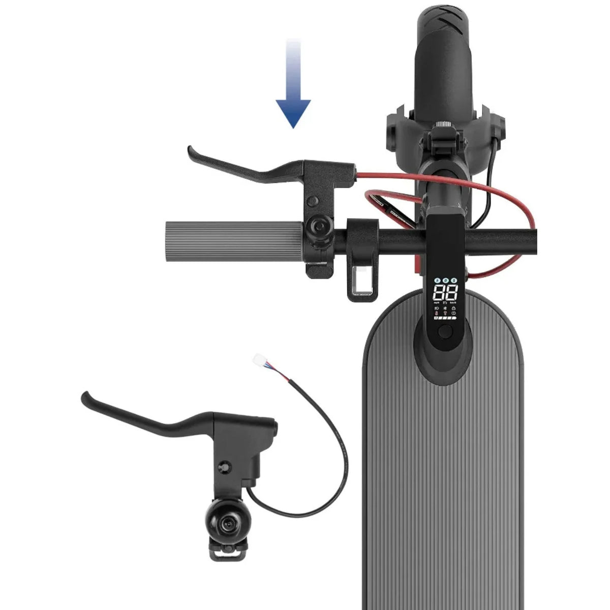 Bromshandtag med ringklocka NAVEE V25/V40/V50