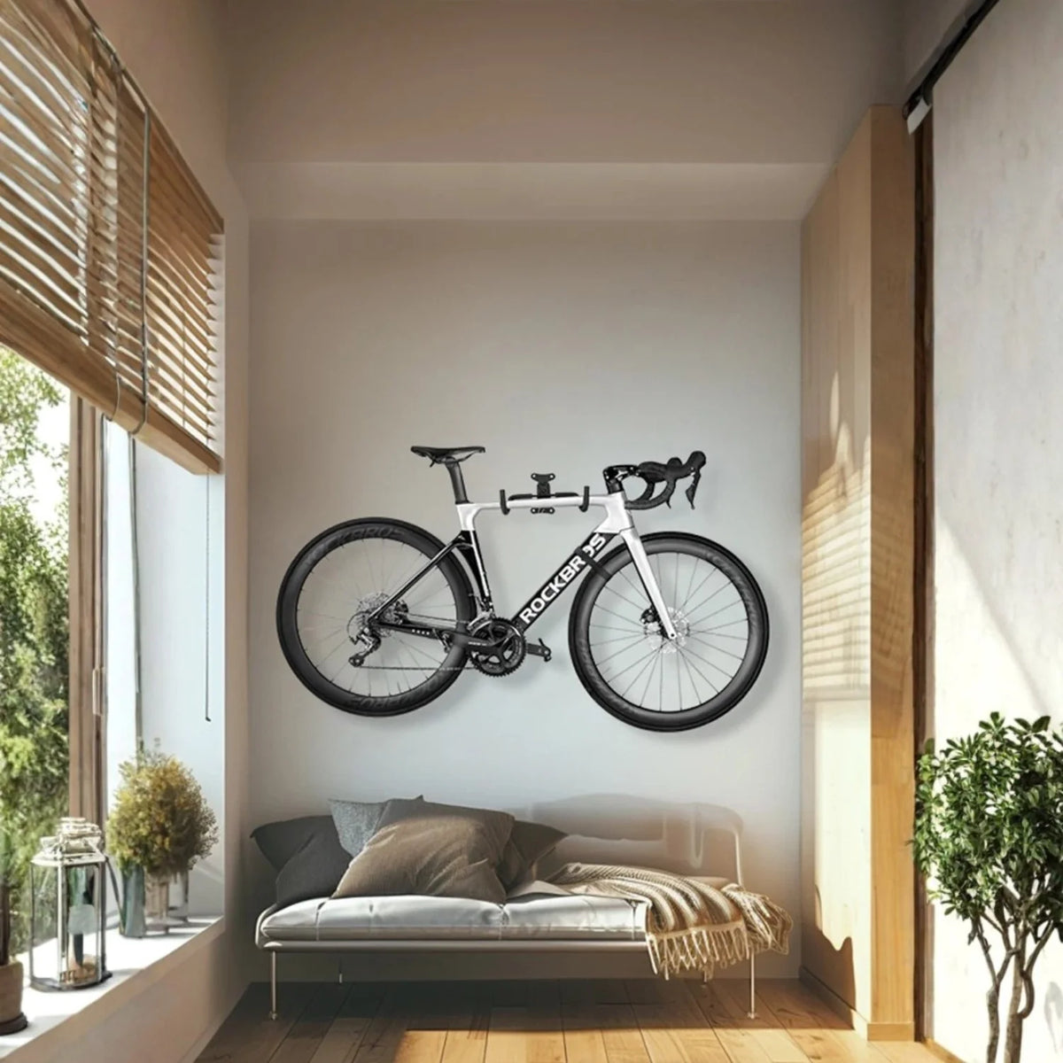 Smart väggfäste cykel