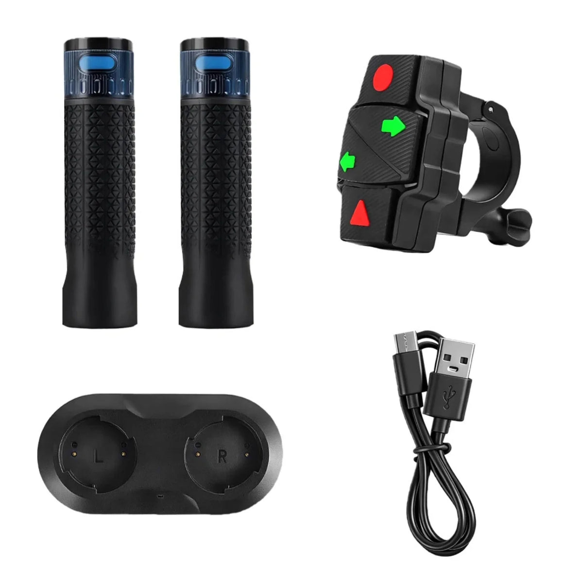 Smart gummihandtag med blinkers Plus