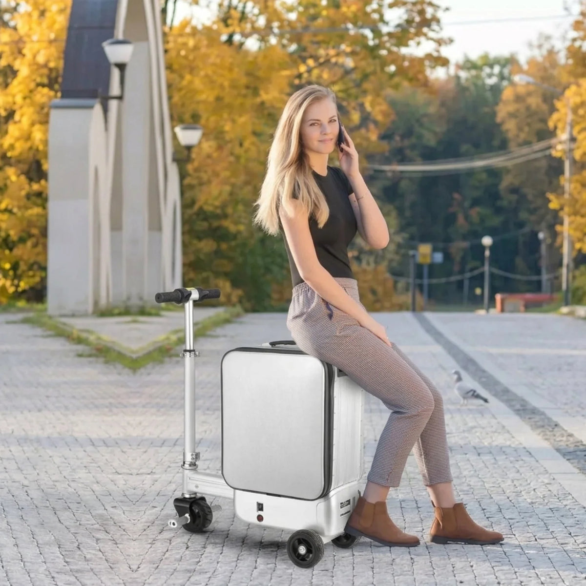 Elektrisk åkbar resväska – AeroDrive Edition