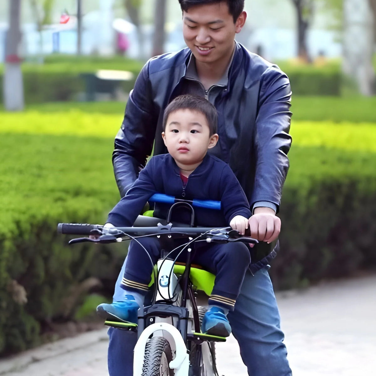 Smart barnstol cykelram