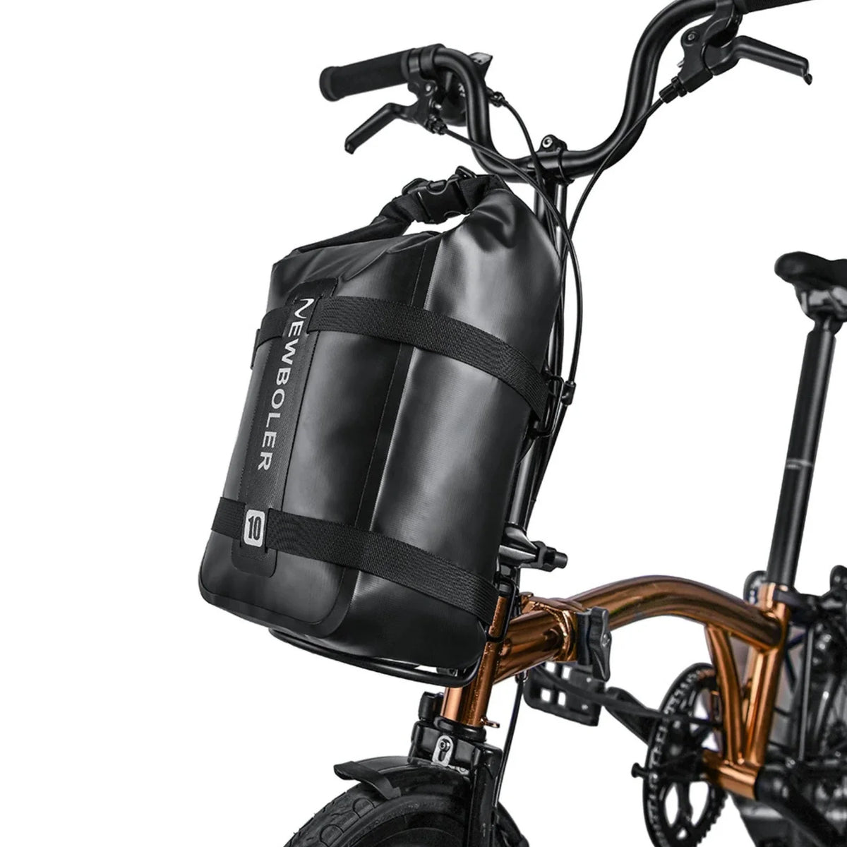 Främre pakethållare till elcykel