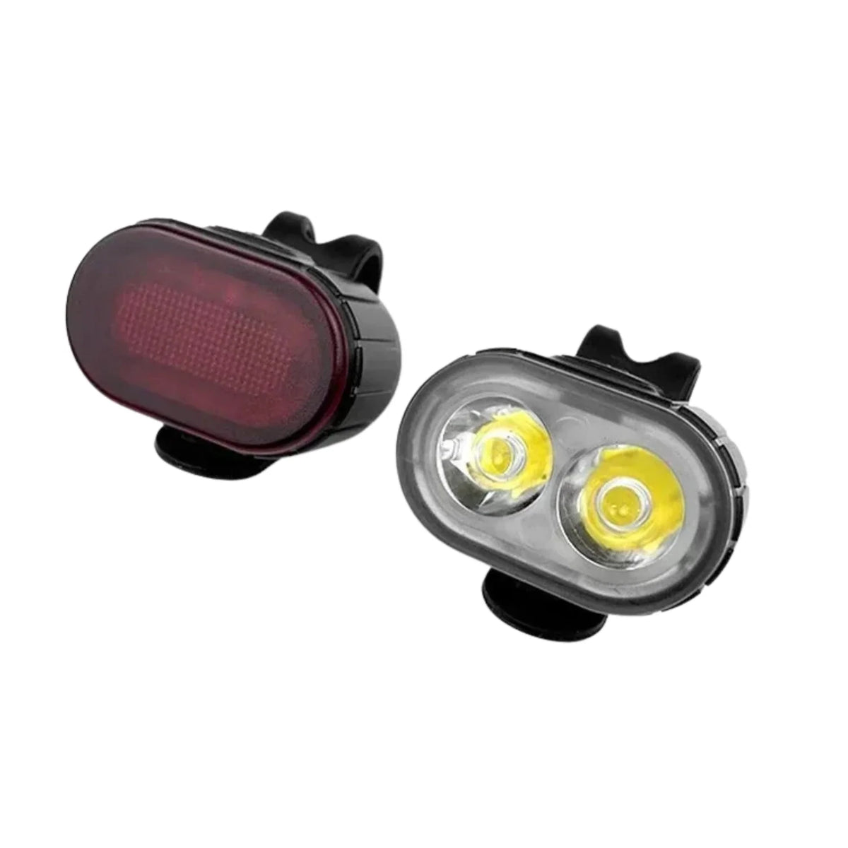 Främre & bakre lampa kit cykel