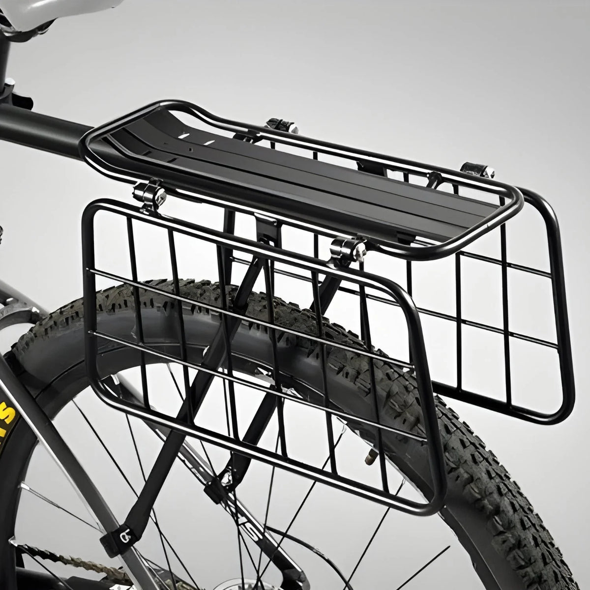 Smart pakethållare cykel med korg