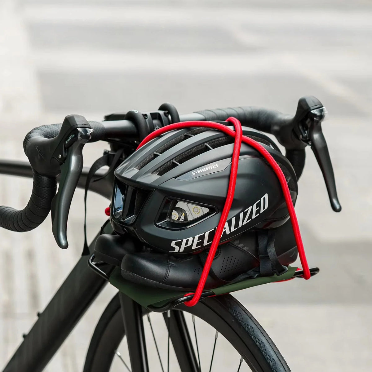 Smart främre pakethållare cykel