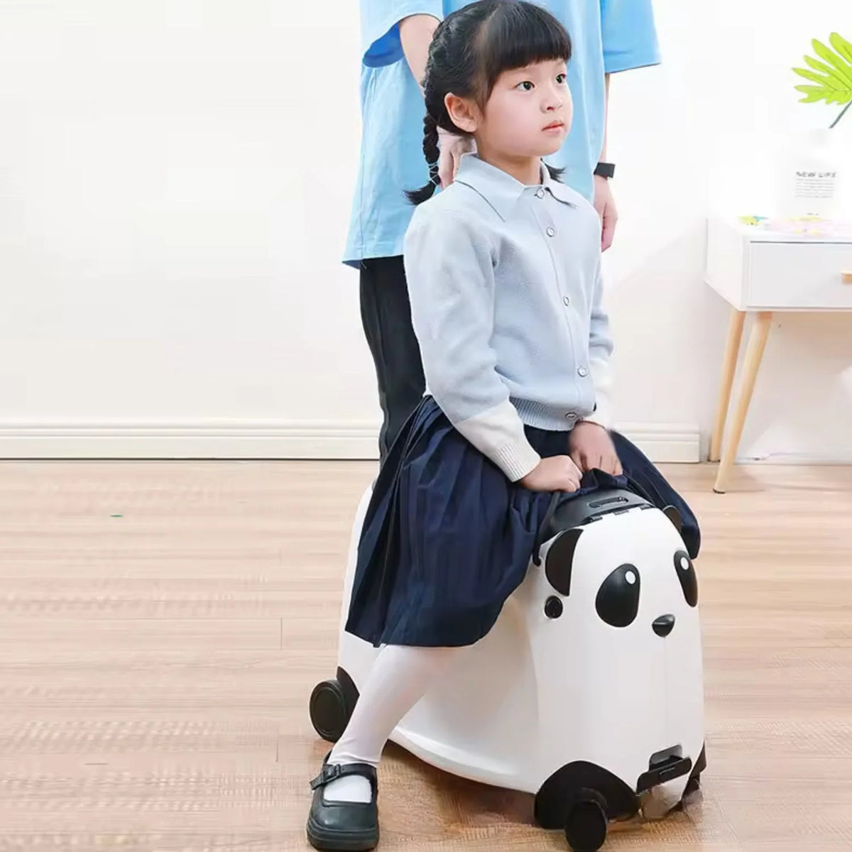 Åkbar resväska för barn – Panda Edition