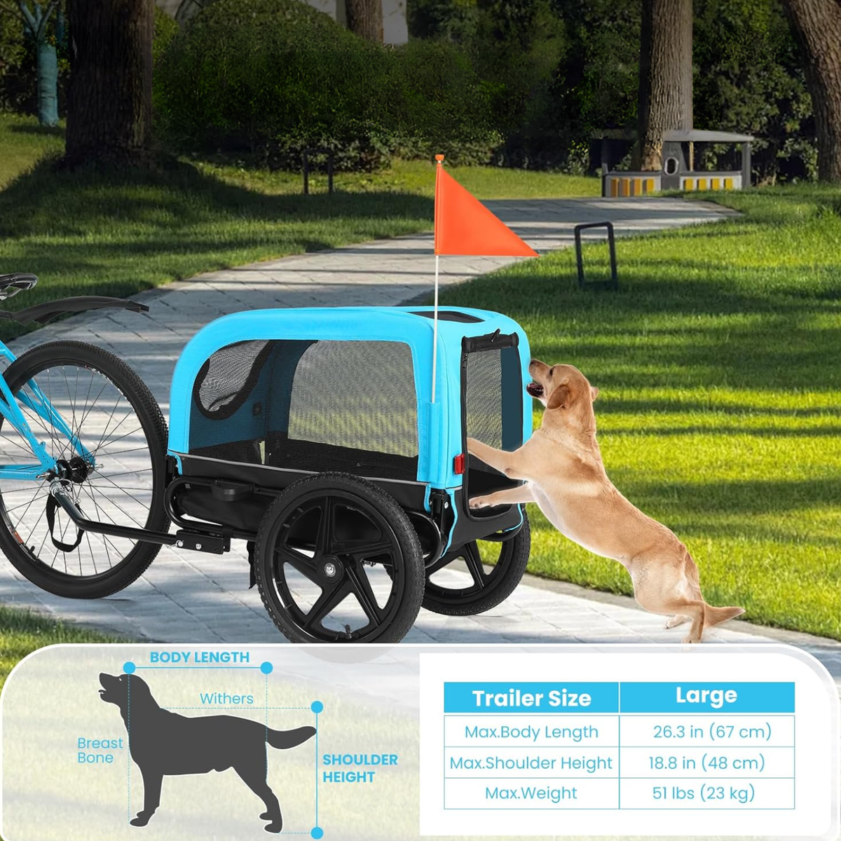 Smart husdjursvagn cykel 20303N