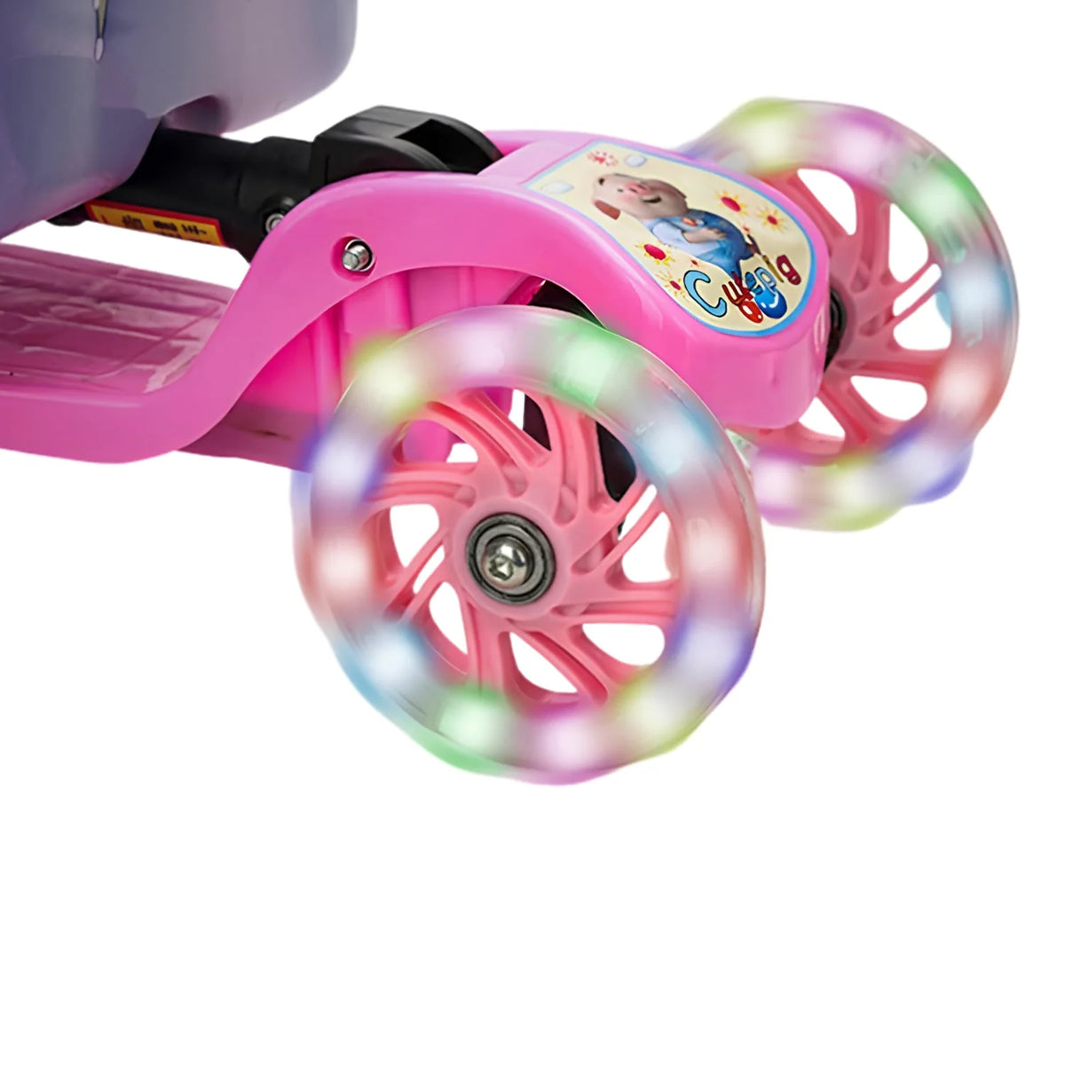 Smart barnsparkcykel med resväska