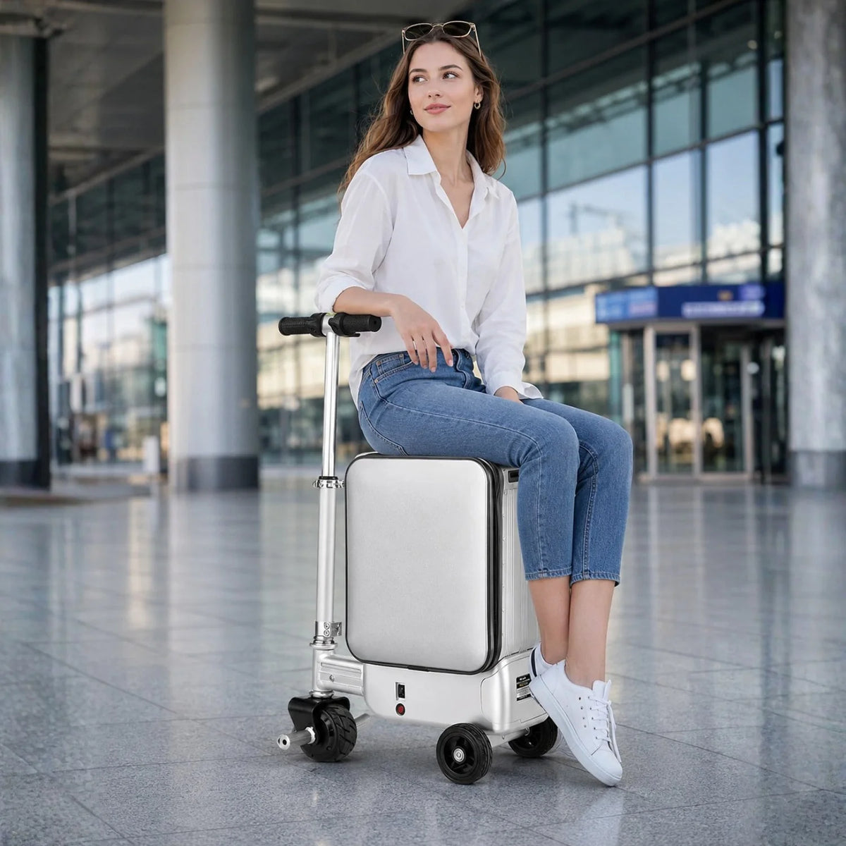 Elektrisk åkbar resväska – AeroDrive Edition
