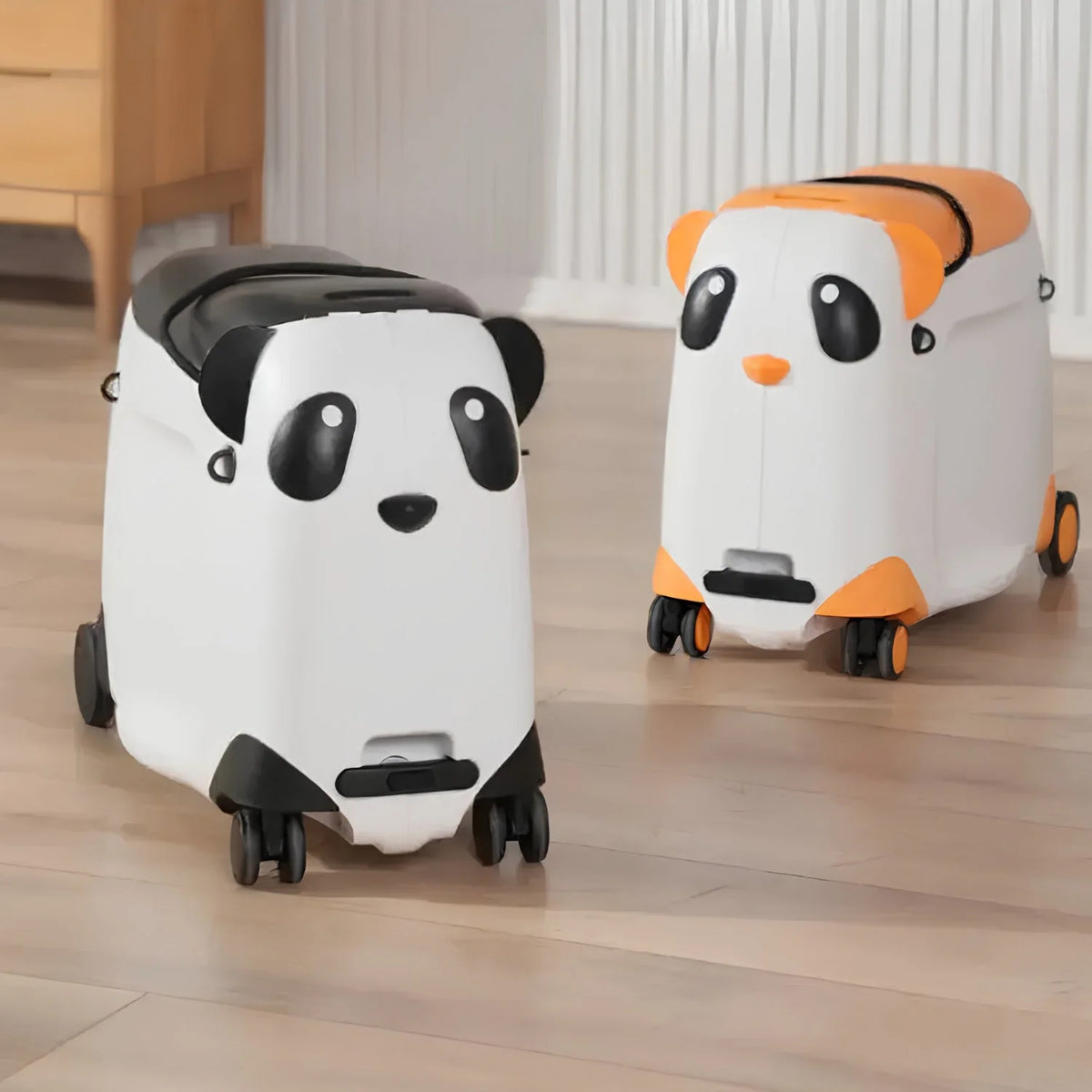 Åkbar resväska för barn – Panda Edition