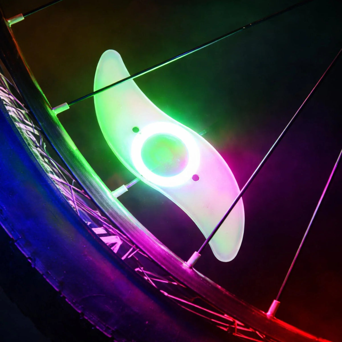 Smart LED-lampa cykelhjul
