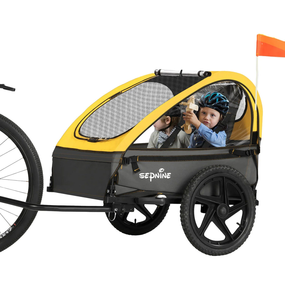 Smart barnvagn cykel