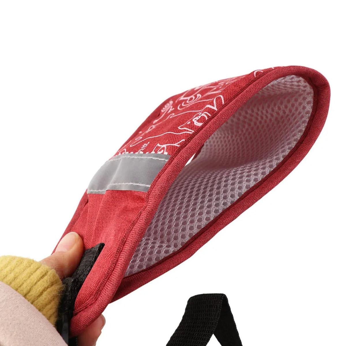 Justerbar säkerhetssele med reflex