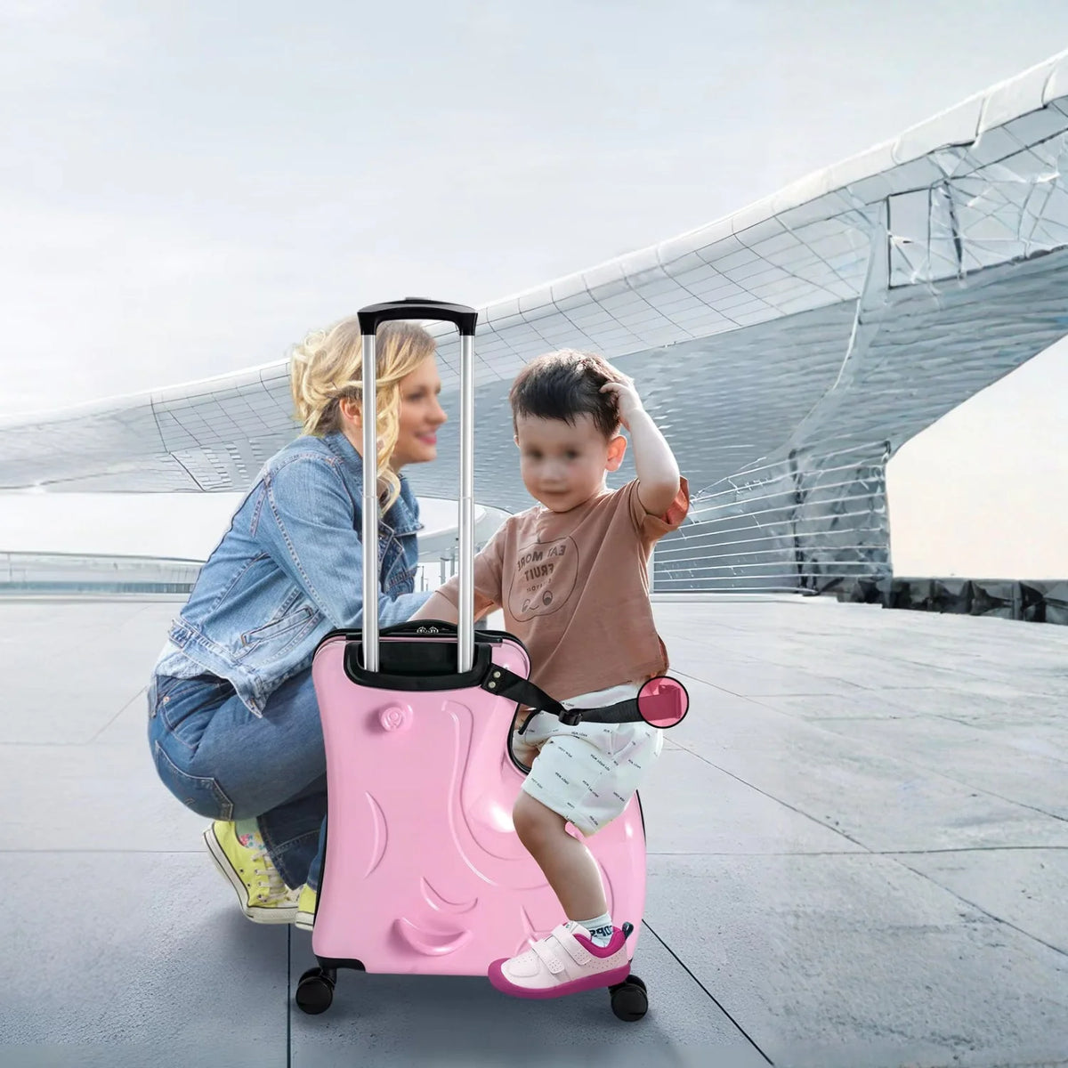 Åkbar resväska för barn – Mini Travel Edition