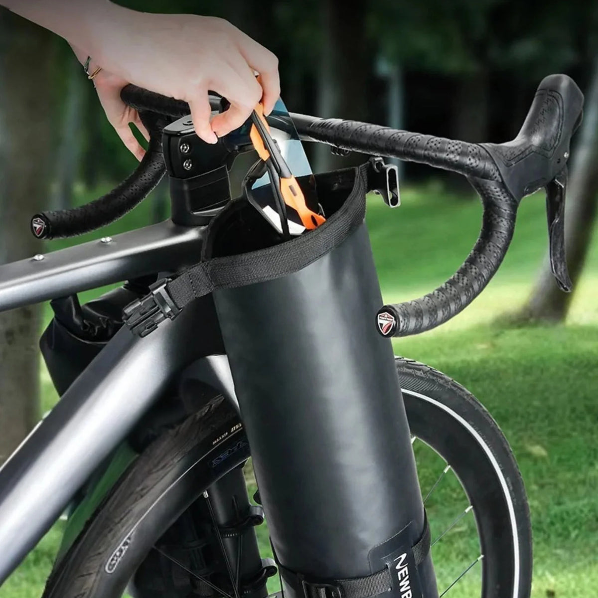 Vattentät frontväska för Cykel