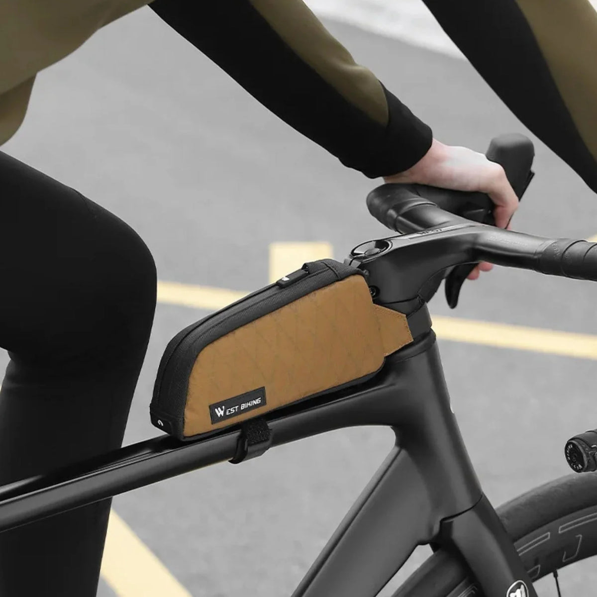 Smart väska till styre elcykel