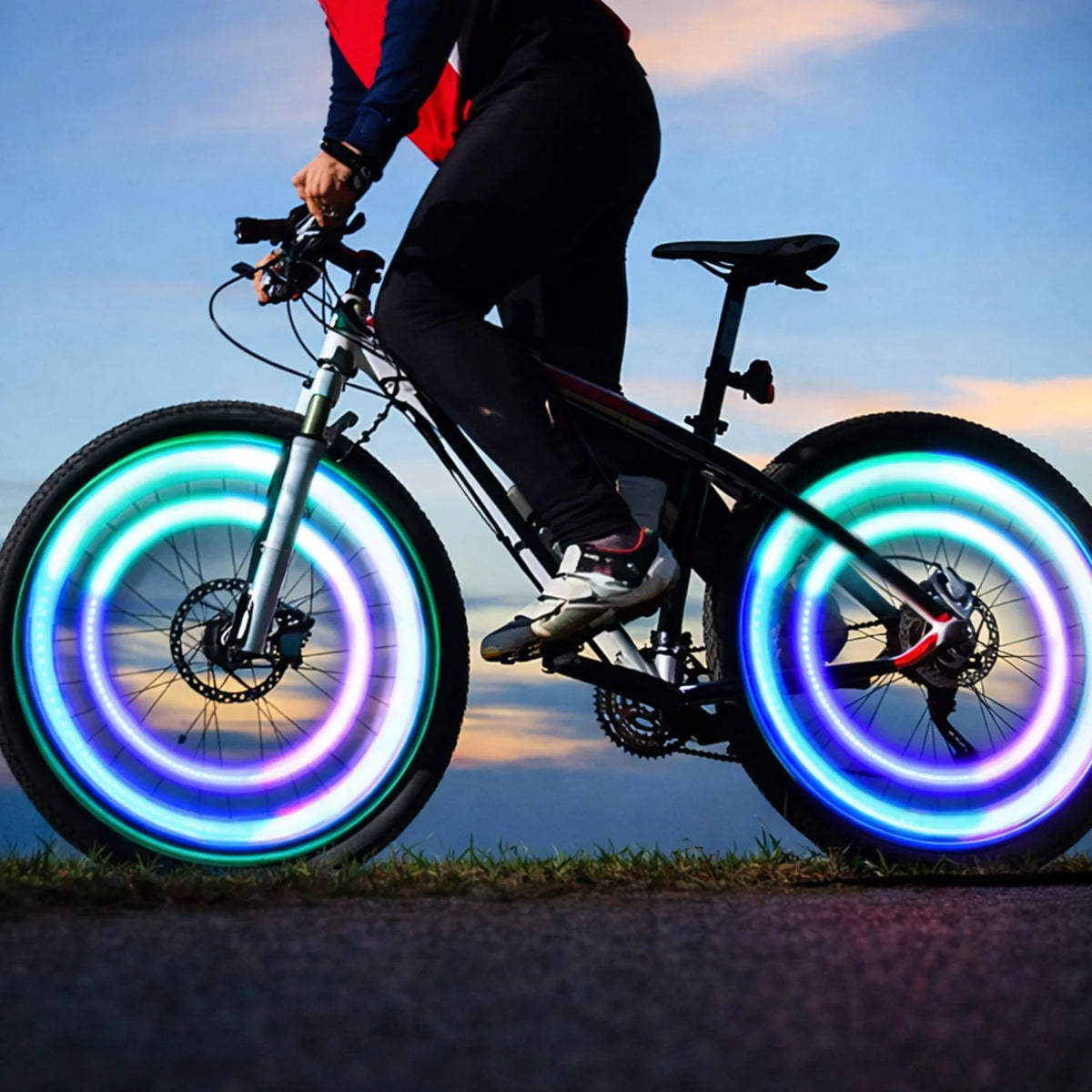 Smart LED-lampa cykelhjul