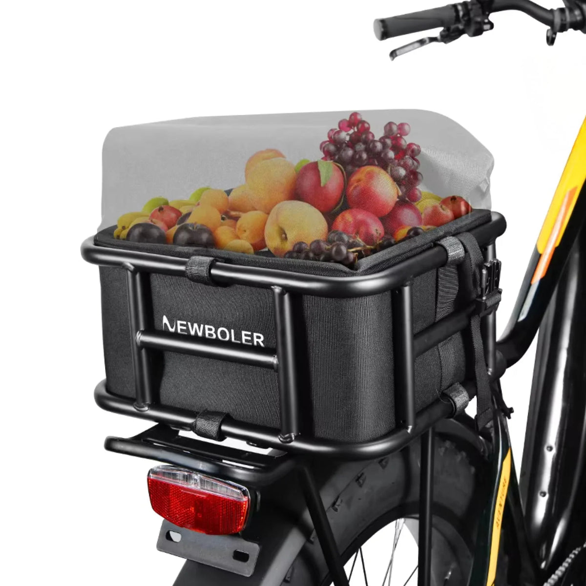 Bakre korg till elcykel