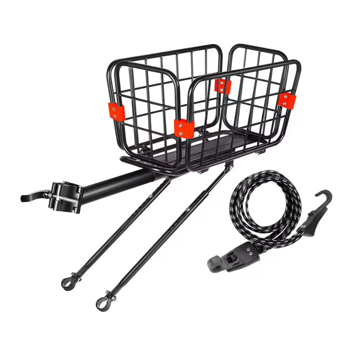 Smart pakethållare cykel med korg