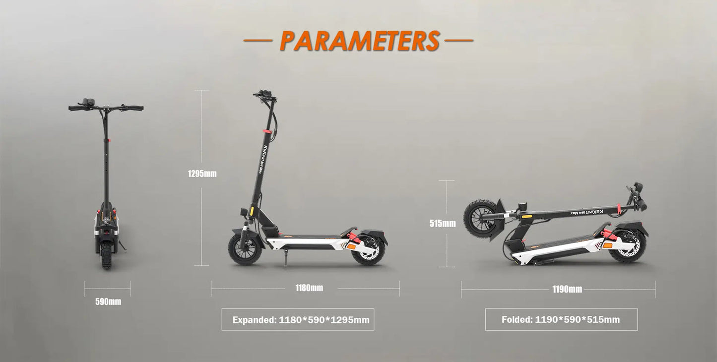KuKirin M4 Max Elscooter - produktbild 60 - EcoDrift elscooter