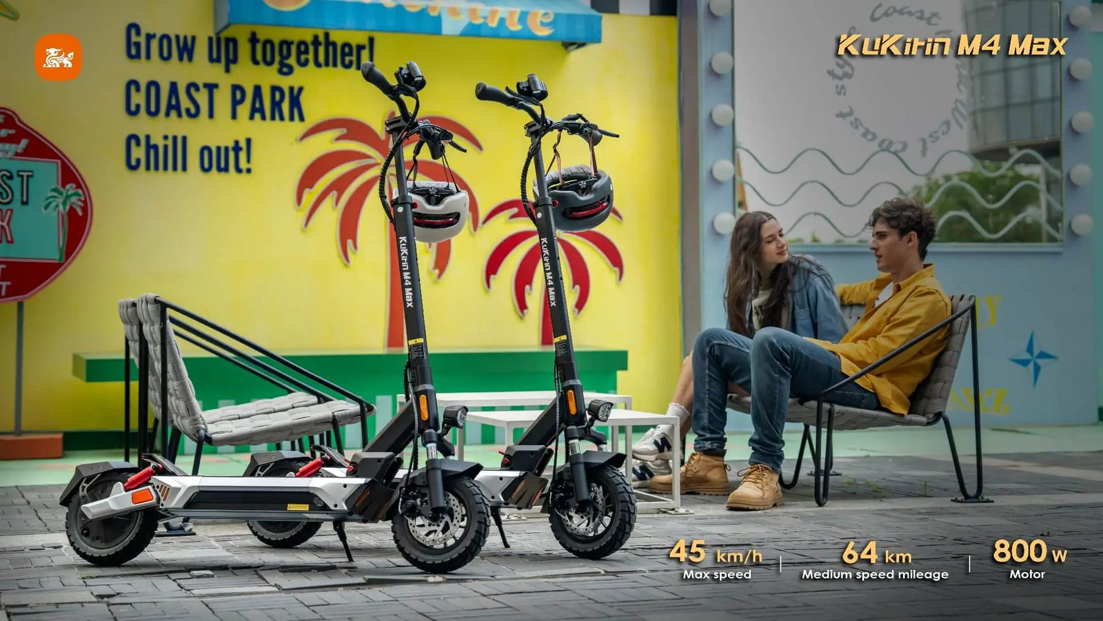 KuKirin M4 Max Elscooter - produktbild 30 - EcoDrift elscooter