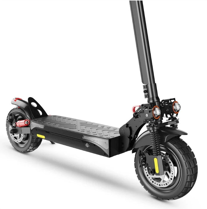 iScooter iX4 elscooter med dubbel strålkastare och robust design för offroad och stad