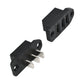 Set med hane och hona batterikontakt för HX X7 och X8
